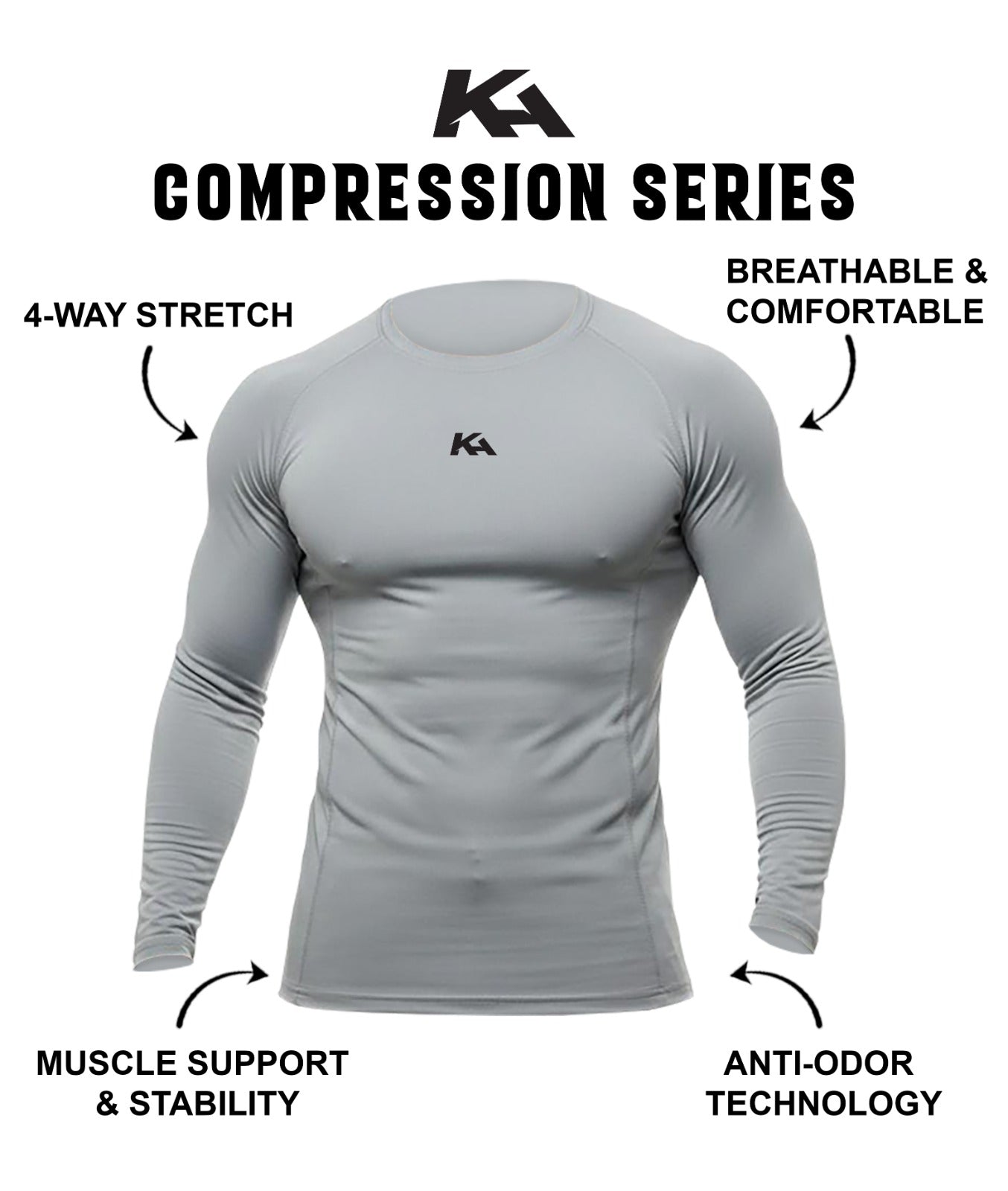 Compression Full Sleeve – Second Skin Fit