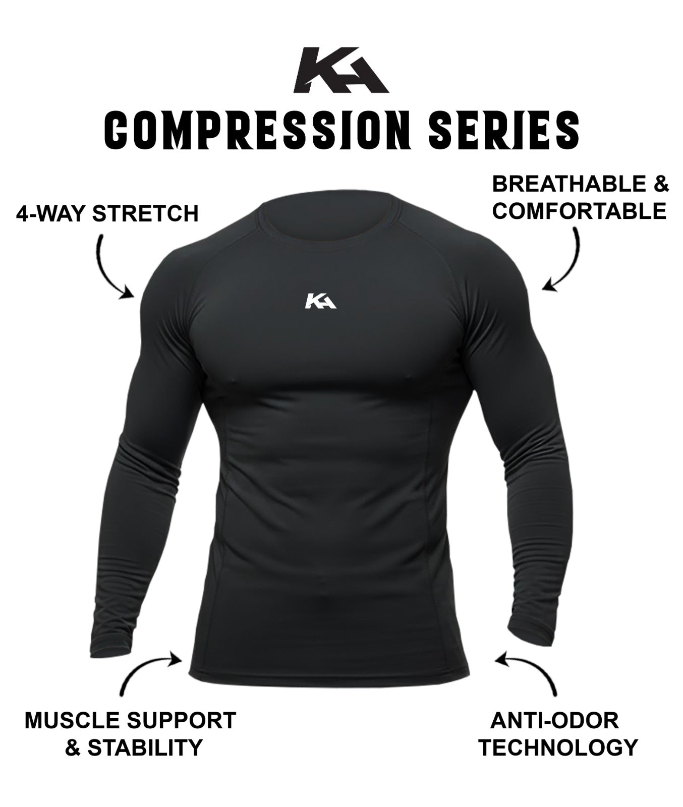 Compression Full Sleeve – Second Skin Fit