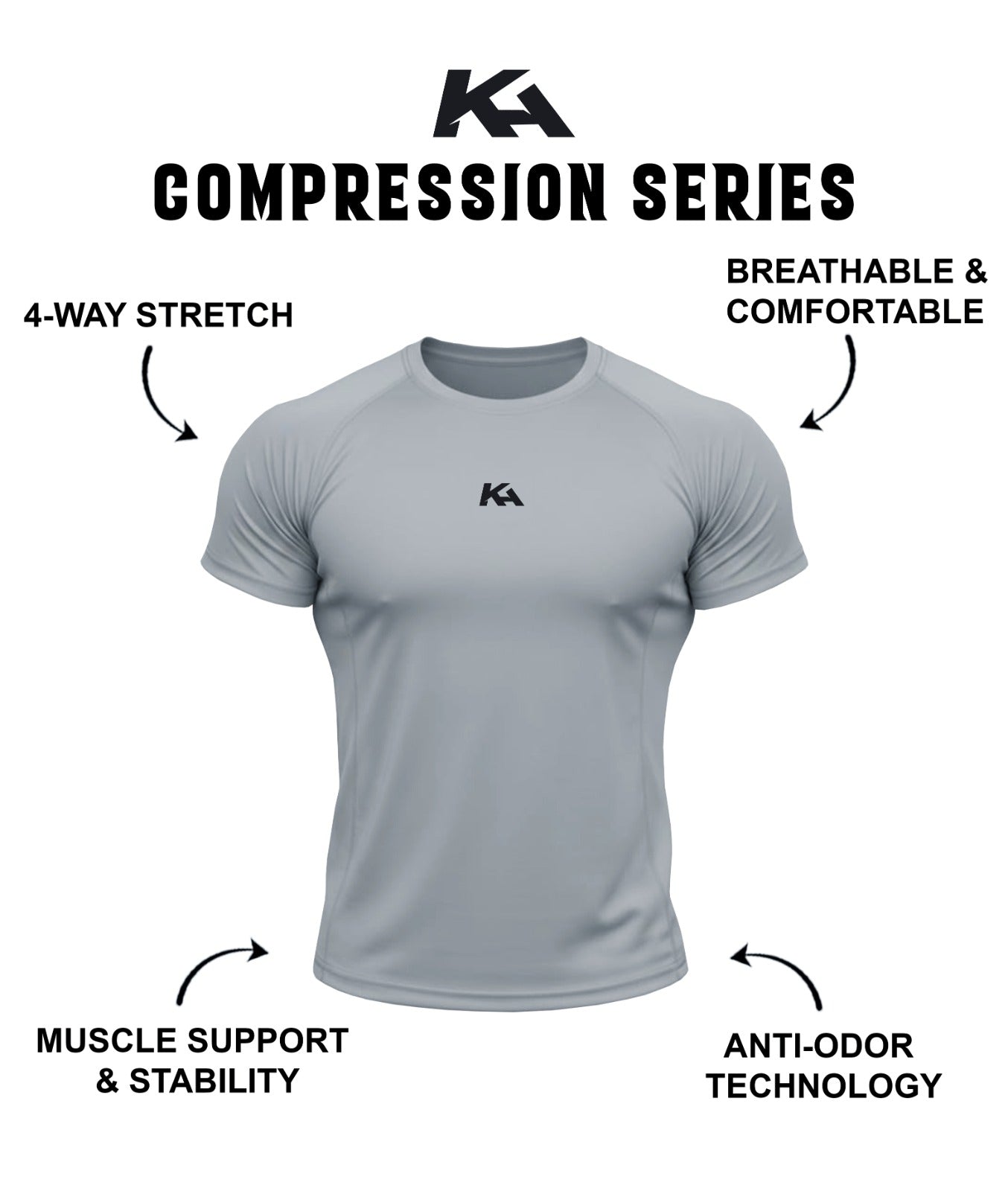 Compression Half Sleeve – Second Skin Fit