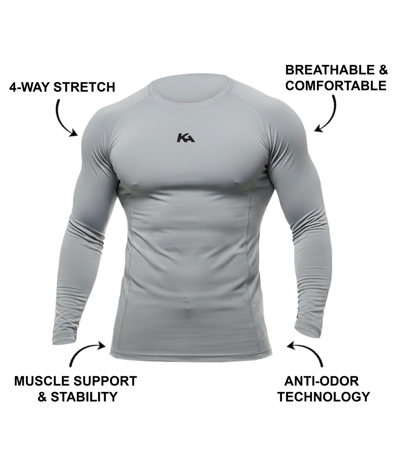 Compression Full Sleeve – Second Skin Fit