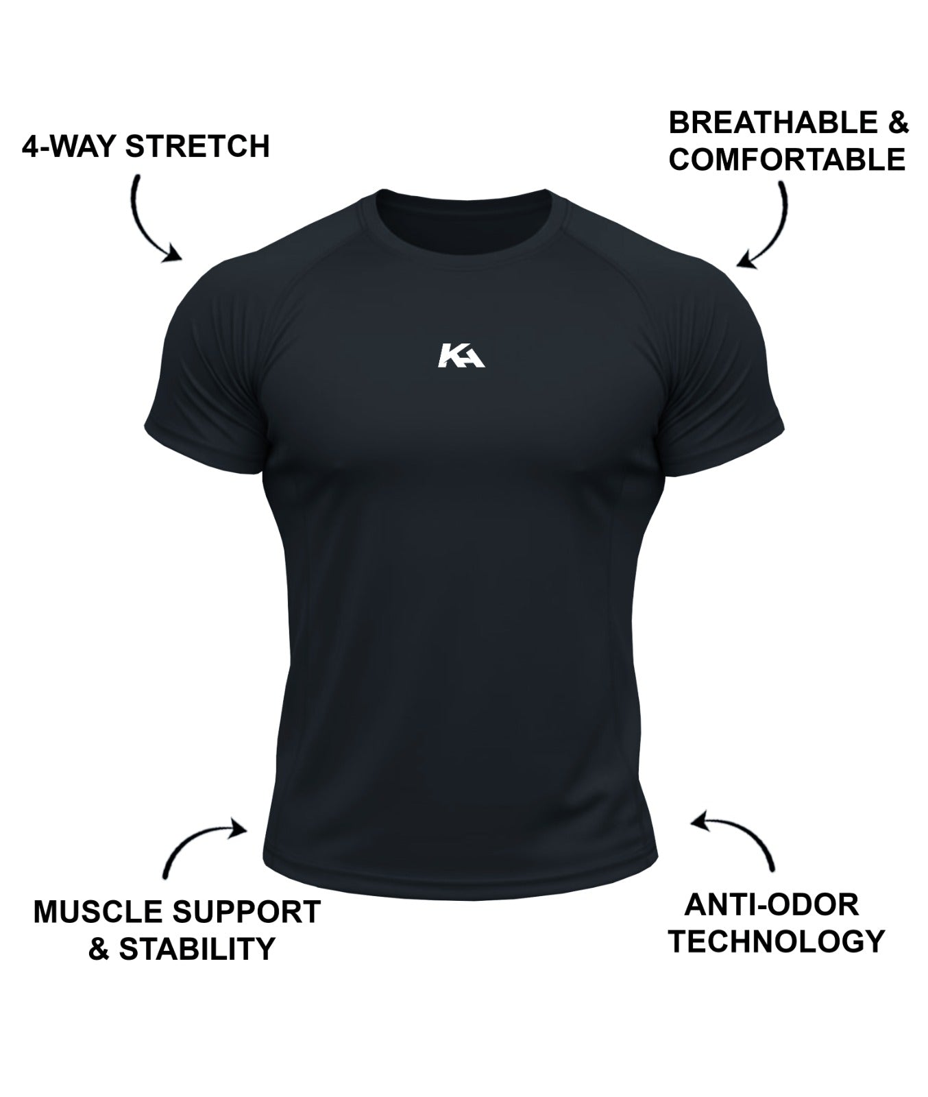 Compression Half Sleeve – Second Skin Fit