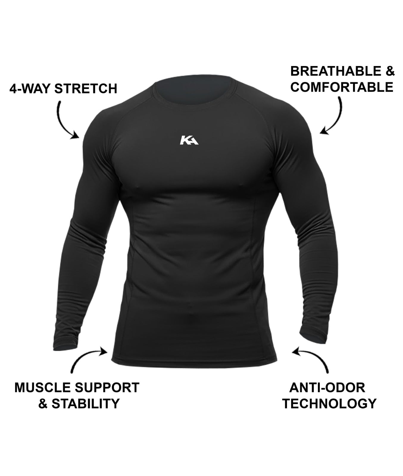 Compression Full Sleeve – Second Skin Fit